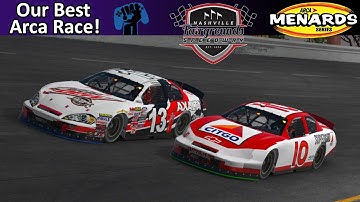Our Best Arca Race! - Nashville Fairgrounds - Arca Menards Series - iRacing