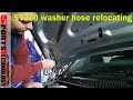 Ford Mondeo Mk3 ST220 washer jet hose relocation