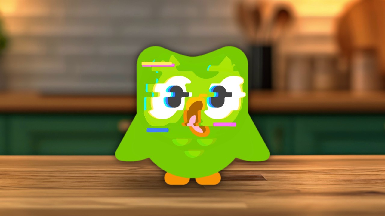 В моём приложении Duolingo произошёл сбой.