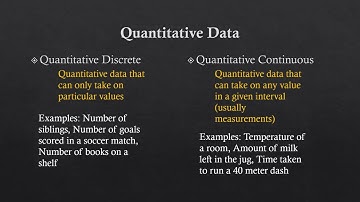 Section 1.2 Lecture Video - Data Classification