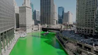 Chicago River Turned Green for St. Patrick's Day 2022 by Btwillia's Garage 1,020 views 2 years ago 58 seconds