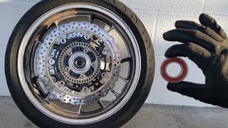 2011 Kawasaki Concours 14: Front Wheel Bearing Replacement
