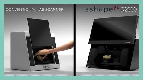 3Shape D2000 versus a conventional scanner