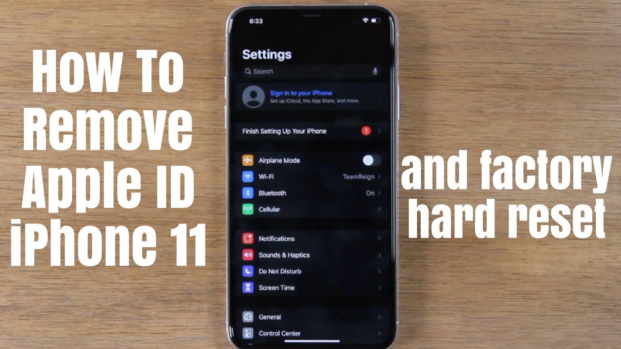 how-to-factory-reset-iphone-11-youtube