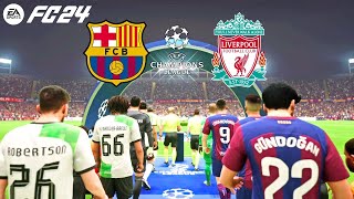 EA SPORTS FC 24|| Fc Barcelona Vs Liverpool || Gameplay || Ea Sports ||