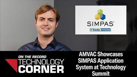 [Technology Corner] AMVAC Showcases SIMPAS Application System at Technology Summit