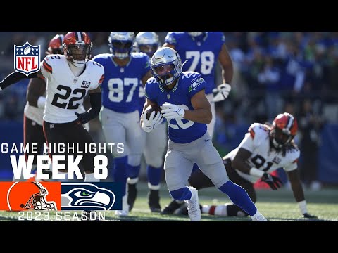 Cleveland Browns vs. Seattle Seahawks | 2023 Week 8 Game Highlights