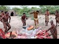 Discover hadzabe tribe ancient huntershunting cooking  eating monkeyshunt to survive