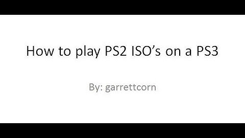 [TUTORIAL] How to run PS2 ISO on PS3 CFW