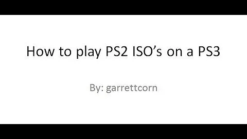 [TUTORIAL] How to run PS2 ISO on PS3 CFW