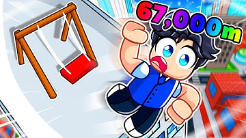 I spent $287,873 for MAX DISTANCE In SWINGING SIMULATOR! (Roblox)