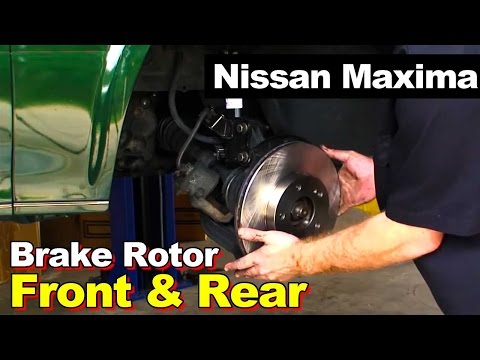 1997 Nissan Maxima Front and Rear Brake Rotor