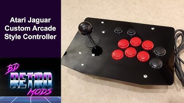 Atari Jaguar Custom Arcade Style Controller with Rotary Controls