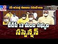 Chandrababu, 12 TDP MLAs suspended from AP Assembly for a day