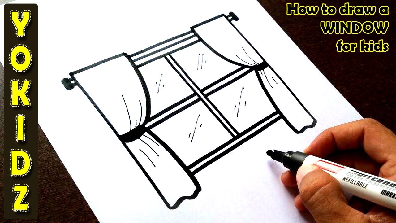 How To Draw A Window Easy