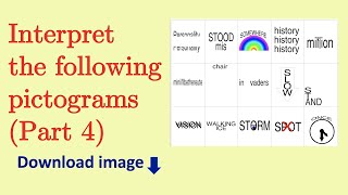 Interpret the Following Pictograms Part 4 with Answers [with English subtitles]