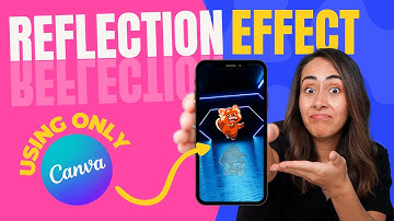 Create this Awesome REFLECTION Effect in a VIDEO | Canva Shorts