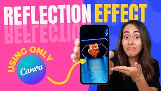 Create this Awesome REFLECTION Effect in a VIDEO | Canva Shorts