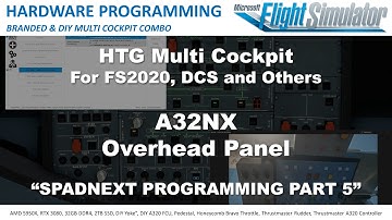 Spadnext Programming for A32NX Overhead Panel