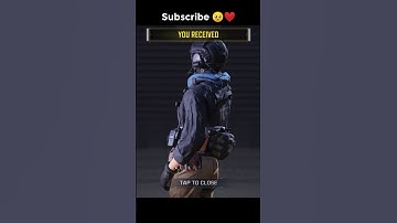 The most rare clan war character in COD Mobile... (99.7% don