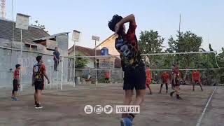 Makin Seru Di Set 3 Ini Ganeksa Vs Wmj Duel Anak Mudamasih Sma 