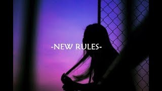 NEW RULES// DUA LIPA (traducida)