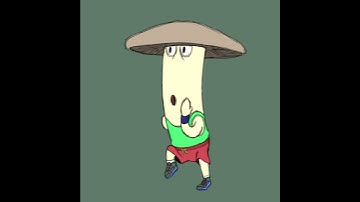 Mushroom running - Opentoonz