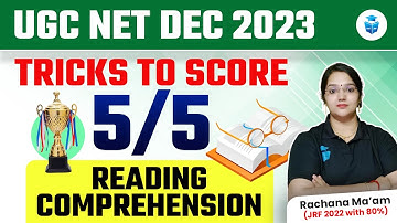 UGC NET December 2023 Paper-1 | Reading Comprehension Trick to Score 5/5 | JRFAdda