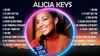 A L I C I A   K E Y S  Mix Songs - Top 100 Songs - Special Songs