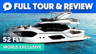 NEW Absolute 52 Fly Yacht Tour & Review | YachtBuyer