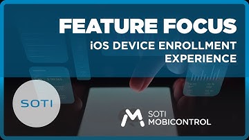 SOTI MobiControl: iOS Automated Enrollment- Device Side Experience