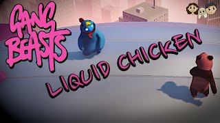 Gang Beasts Gameplay #17 : LIQUID CHICKEN | 3 Player screenshot 1