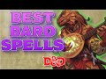 Top 5 bard spells by level dnd class spells 2