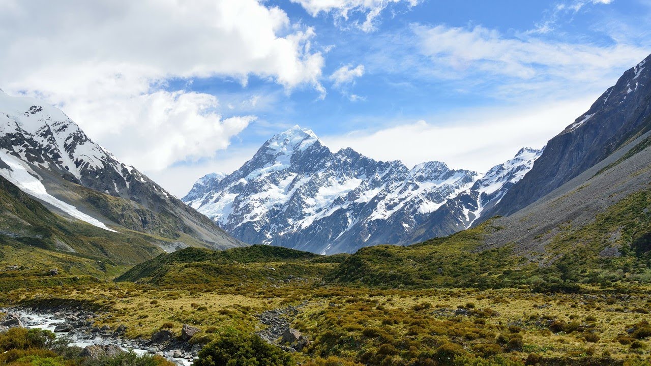 Mindful Breathing & Mountain Imagery (4 Steps: Remixed with Audio-Visual Effects)