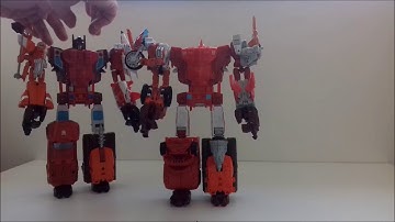 Srednam Combiner Wars Custom Computron Evolution with Betatron Superion and Landcross