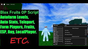 Blox Fruits Mukuro Hub Script | Autofarm Level, Auto Stat, Teleport, Farm Players, Fruits, ESP, etc.