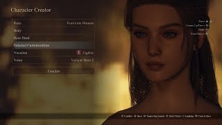 Dragon's Dogma 2 Character Creation Beautiful Elven Female