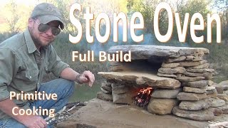Primitive Stone Oven Build (with cooking catfish test) Start to finish build of a primitive stone oven built of sandstone and natural clay. My Patreon: https://www.patreon.com/user?u=