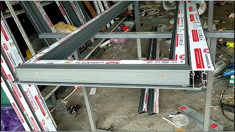 Cách lắp cây đố động cửa đi 2 cánh và 4 cánh cửa nhôm Xingfa | Chi tiết dễ làm | Thợ Đụng Vn