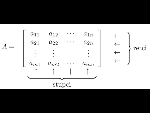 Video: Šta Su Matrice