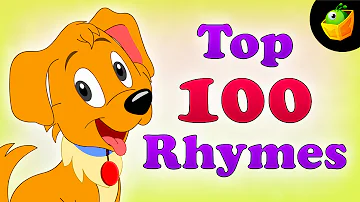 Top 100 Hit Songs - English Nursery Rhymes - Collection Of Animated Rhymes For Kids
