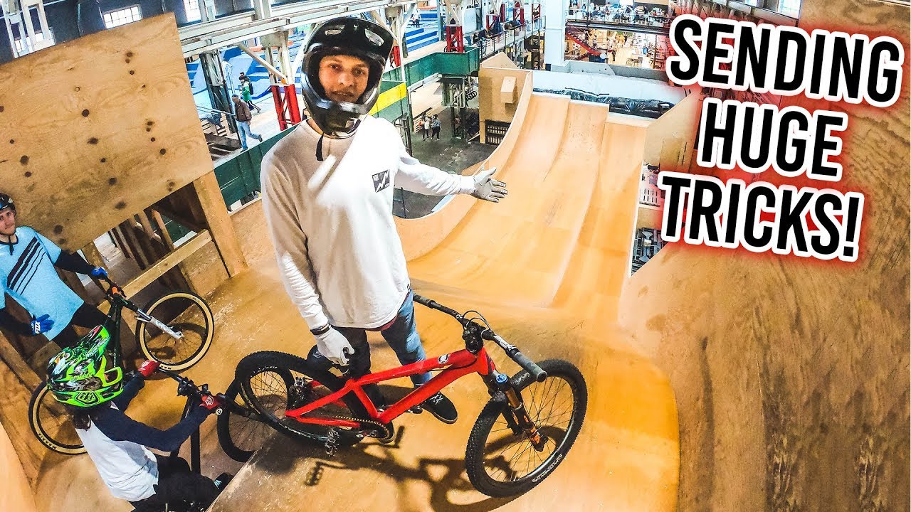TRICK SESSION im SKILLSPARK WINTERTHUR - CRANKWORX PRACTICE! - YouTube