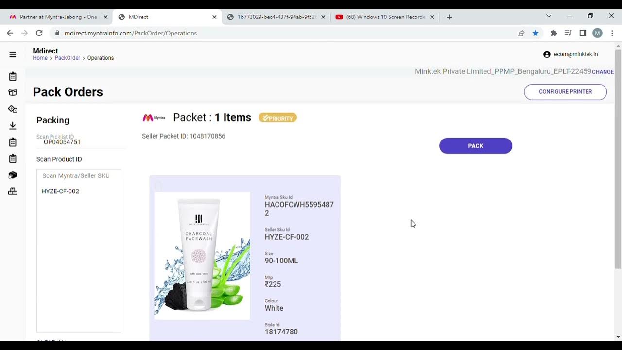 Myntra order processing steps myntra order kaise process karein youtube