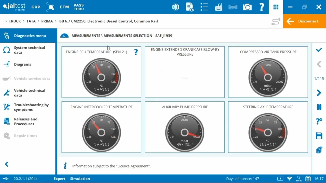 comercial vehicle scanner traning jaltest