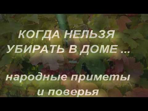 Когда нельзя убирать в доме. Народные приметы и поверья