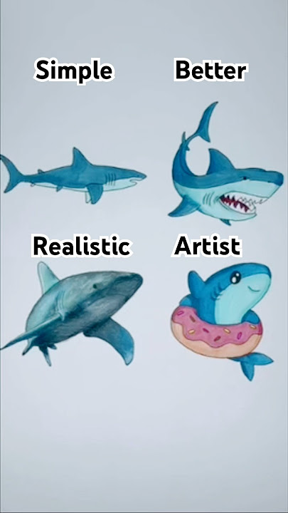 Simple-Better-Realistic-Artist//Drawing//Klar.ART//Shark