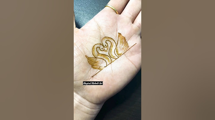 How To Make Duck Mehndi Design🦢🦢#mehndi #mehndidesign#mehndiartist #mehndilove#viral#ytshorts #duck
