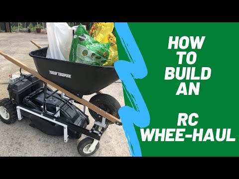 RC Wheelbarrow & RC Lawn Mower | 2 in 1 | DIY