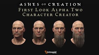 Ashes of Creation First Look of the Alpha Two Character Creator in 4K