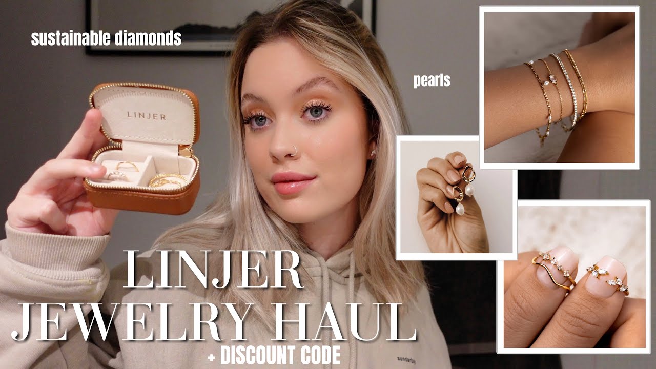 LINJER JEWELRY HAUL AND REVIEW 2024 | everyday jewellery, solid gold ...